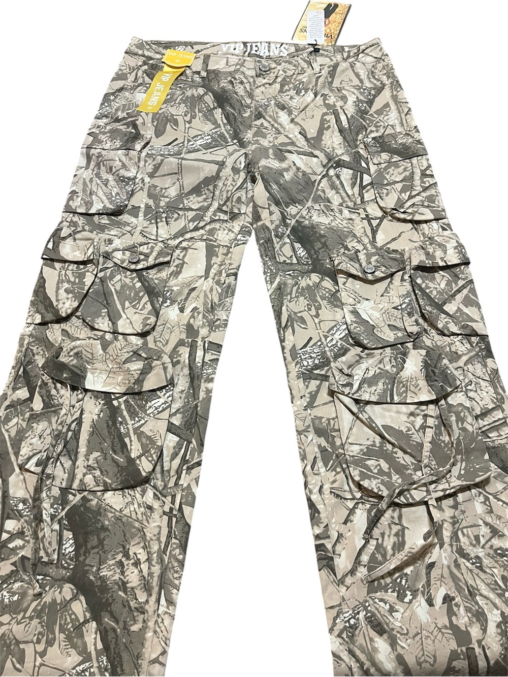 VIP Jeans Women’s Cargo Multi-Bag Camo Pants
